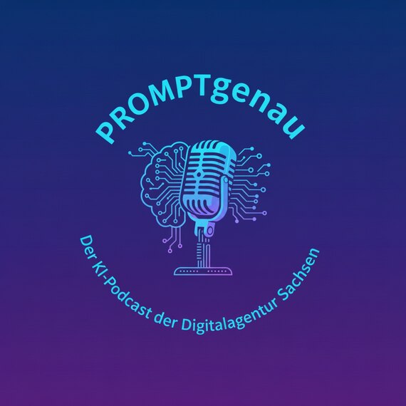 Titelbild zum KI-Podcast PROMPTgenau